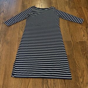 Vineyard Vines Navy and White Sanjay Sheath Dress